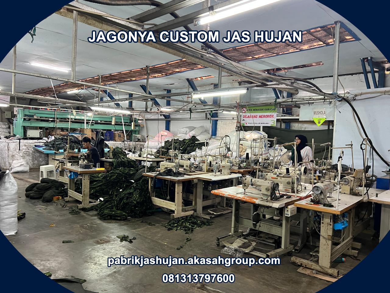 081313797600 Pabrik Konveksi Pusat Jasa Pembuatan Jas Hujan Custom Terpercaya Berpengalaman Harga Murah Kualitas Bagus Setelan Jubah Ponco 4